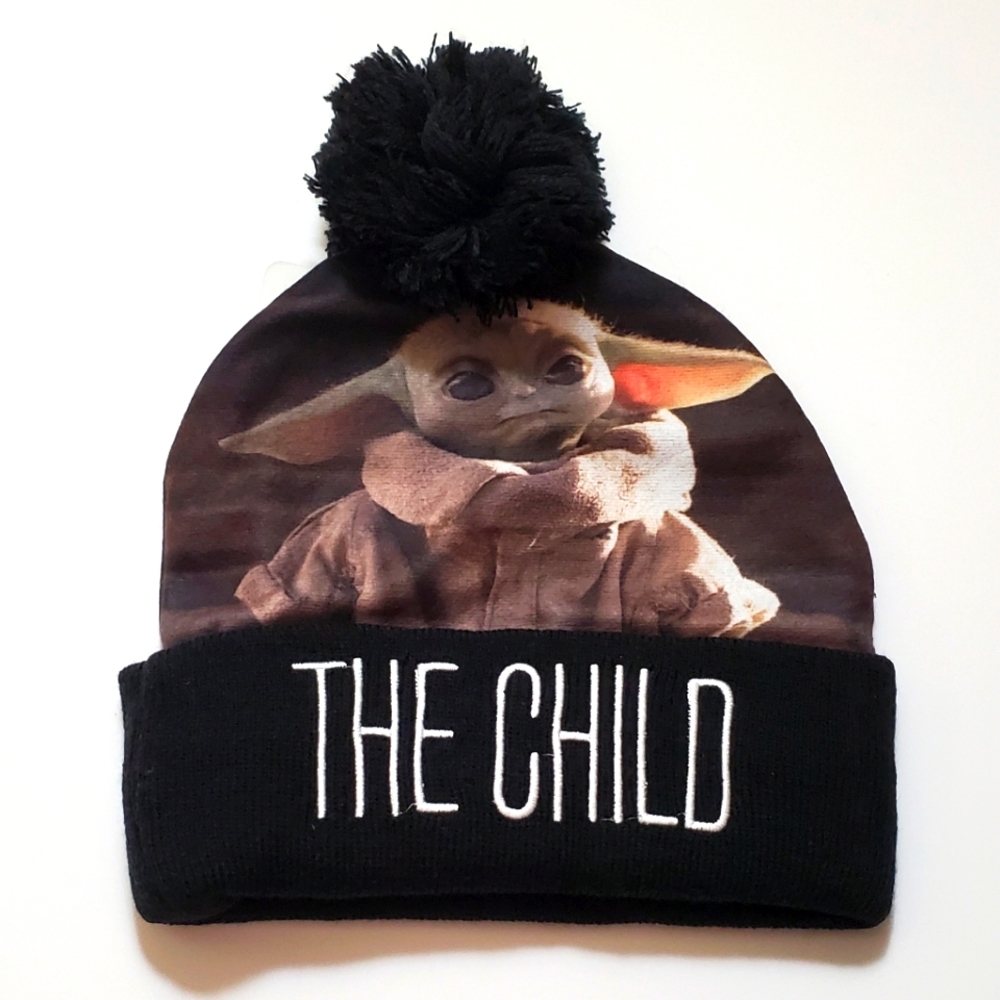 Disney Star Wars The Mandalorian Baby Yoda The Child Adult Winter Beanie Hat